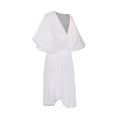 thumbnail image 3 of Salida De Playa George para Mujer,  Salida Para Playa, Escote con Cruce, Abertura al Costado Blanco Talla EG, 3 of 4