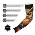 thumbnail image 5 of ALAZA Owl in Fall UV Sun Protection Arm Sleeves UPF 50+ Compression Cooling Sleeve 1 Pair, 5 of 7