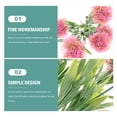 thumbnail image 3 of IDEANATEGRATE 4Ud Flores Artificiales Rosa Para Natural Sin Mantenimiento, 3 of 6