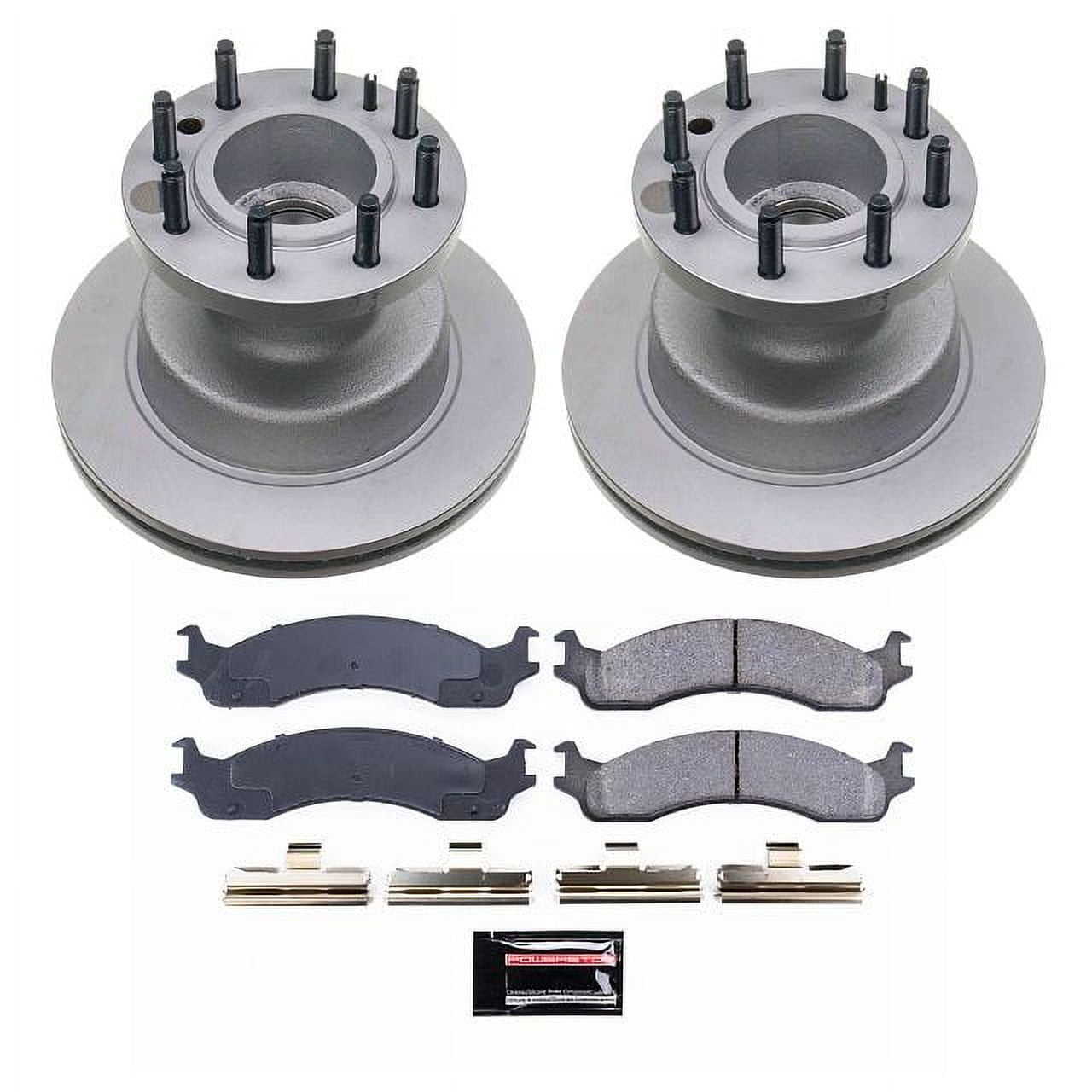 PowerStop Front Geomet Coated Brake Rotor and Pad Kit Fits: FORD Select Models CRK5084