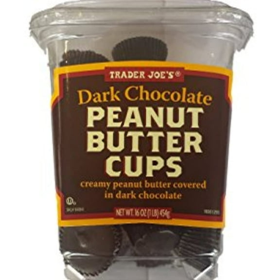 TJ Dark Chocolate Peanut Butter Cups 16 Oz
