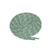 INSPIRE CHIC 1 Pair Round Boot Laces for Work Boots Durable Outdoor Shoelaces Hiking Shoe Laces Light Gray Green 160cm/62.99'