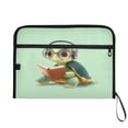 thumbnail image 7 of Organ Folder 14.2 x 0.8 x 10.6 Inches 13 Separate Pockets A4 Size Documents Folder A Sort Storage File Manager For The Home Office Cartoon Turtle Reading, 7 of 7