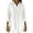 White, variant on Women's Collared V Neck Tunic Shirts Roll Three Quarter Side Split Loose Casual Blouses for Spring Summer Resort Daily Wear