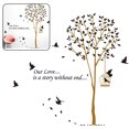 thumbnail image 1 of Bangcool Wall Art Sticker Decorative Birds Tree Removable Wall Decal Wall Decoration, 1 of 9