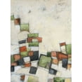 thumbnail image 2 of Crawford, Beverly 25x32 White Modern Wood Framed Museum Art Print Titled - Fiesta in Earth I, 2 of 4