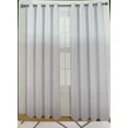 thumbnail image 3 of Set of 2, Harley Grommet Top Blackout Curtains with Metallic Foil Geometric Design, 84" Long, 3 of 3