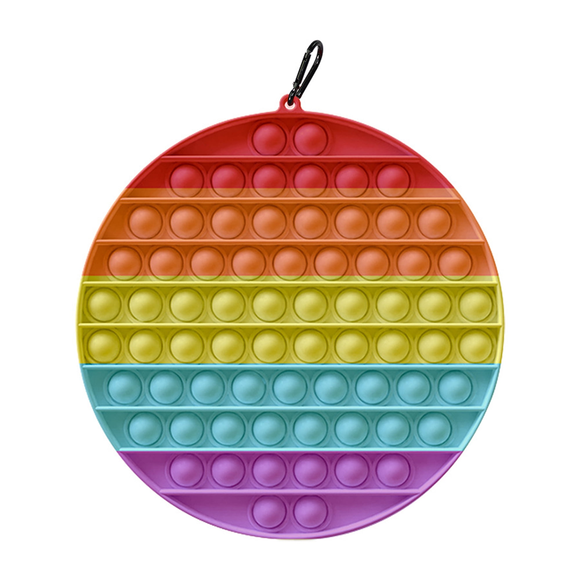 Rainbow Popit Fidget Push Bubble Sensory Anxiety Stress Relief Toy 63 Styles 