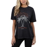 Rip Curl Juniors Tropic Dust Oversized T-Shirt, Black/XL