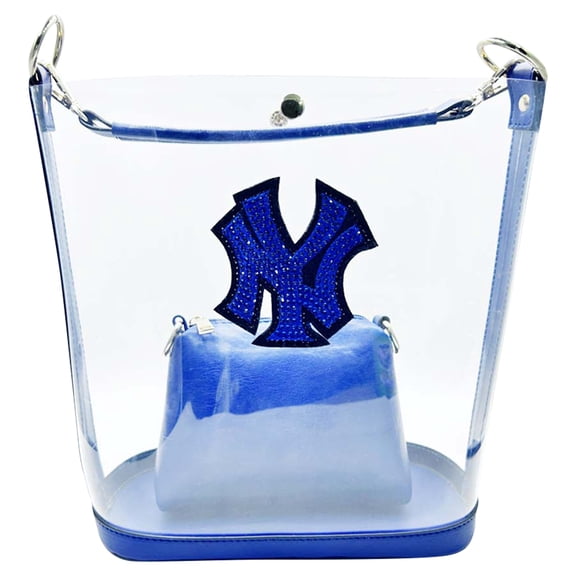 Cuce New York Yankees Rhinestone-Clear Purse