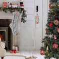 thumbnail image 6 of YWIYIUD Christmas Stockings with Initials, 18 Inches Large Embroidered Stocking Hanging Stockings for Family Holiday Christmas Decoration, Xmas Holiday Party Gifts & Decoration, 6 of 9