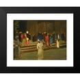 thumbnail image 2 of Wassily Kandinsky 24x19 Black Modern Framed Museum Art Print Titled - Park Von St. Cloud -Eingang (Park of St. Cloud -Entrance) (1906), 2 of 5