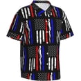 thumbnail image 2 of Men's Casual Linen Button Down Shirt Short Sleeve Beach Shirt, 2 of 8