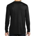 thumbnail image 2 of Salvador Flag Graphic Design Men's Big Size Long Sleeve Competitor Cotton Touch T-Shirt - Black 2XL, 2 of 2