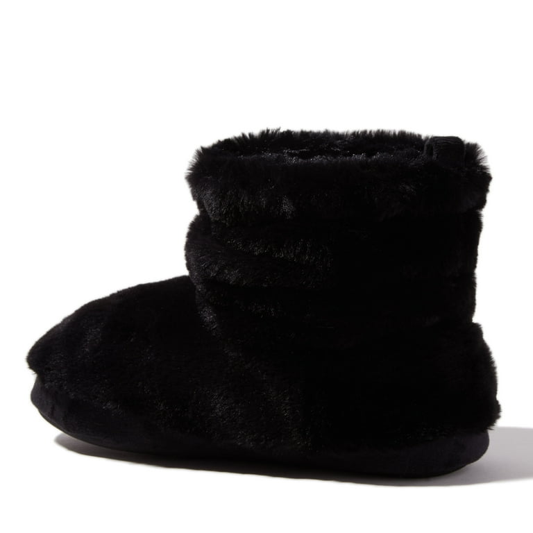 Furry slipper boots on sale