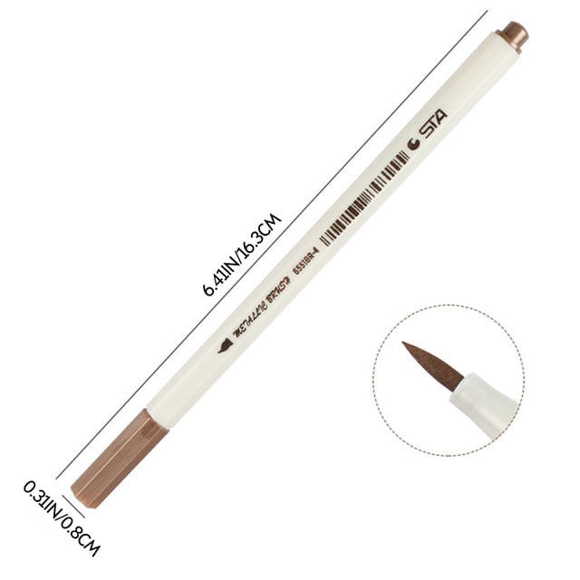 Outdoor Fall Decor Brushes Metal Paint Pens Pearlescent Coloured Markers Graffiti Colouring Pen