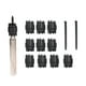 thumbnail image 2 of 13 brocas de corte para soldadura por puntos rotativas de doble cara, negras, de 3/8 de pulgada 13 piezas, 2 of 5