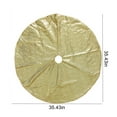 thumbnail image 2 of Dmlowu Christmas Tree Skirt With Sequin - Wrink Proof Xmas Tree Skirt for Holiday Party Christmas Decorations, 35"/90cm Solid Color Christmas Tree Skirts, 2 of 5