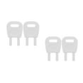thumbnail image 6 of OUNONA 4 Pcs  Replacement Key for Paper Towel Dispensers Commercial Dispensers Key Bathroom Tissue Holders Key Replacement Paper Towel Dispenser Key White, 6 of 8