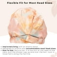 thumbnail image 3 of Kitsch Luxury Shower Cap for Women, Reusable and Flexible Hair Cap, 1pc, Sunset Tie Dye, 3 of 14