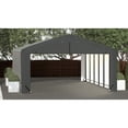 thumbnail image 3 of Sheltertube Wind And Snow-Load Rated Garage, 20X27X12 Grey, 3 of 11