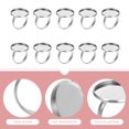 thumbnail image 2 of 10pcs anillo de anillo de acero inoxidable anillo ajustable anillo bases de anillo de accesorios de joyería, 2 of 7