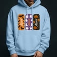 thumbnail image 2 of LUOGENLI Chandails à Capuche pour Hommes Graphiques Course Halloween Chandail à Capuche Graphique Chandail à Manches Longues à Enfiler avec Imprimé Décontracté Confortable Veste Douce pour Automne Hiver Chandails à Capuche pour Hommes Graphiques Anime Bleu2 Taille P, 2 of 5