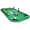 thumbnail image 1 of Table Pliante Texas Hold em avec Porte-Gobelets - Vert, 1 of 1