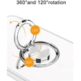thumbnail image 4 of Compatible with iPhone 13 Pro Max Case 6.7" Ultra Clear Protective Phone Cover with Ring Holder Kickstand Anti-Scratch Slim Thin Silicone Flexible TPU Shockproof Bumper Case - Clear, 4 of 8