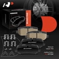 thumbnail image 6 of A-Premium Rear Ceramic Disc Brake Pads Set Compatible with Honda Passport 2019-2022, Ridgeline 2017-2023, Pilot 2012-2022 & Acura MDX 2014-2016, 4 Pcs, 6 of 8