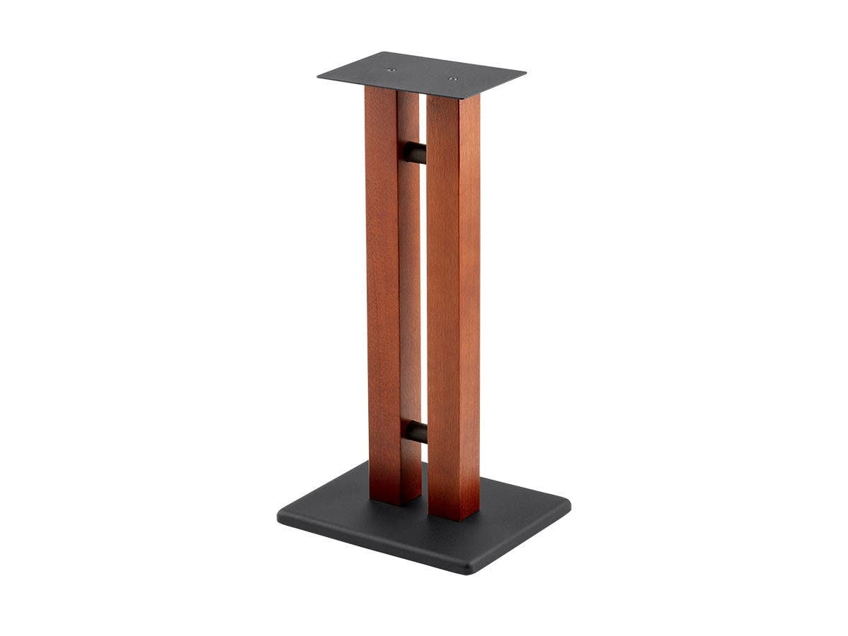 Monoprice Monolith Speaker Stands 24 Inch, Cherry (Each), 50lbs