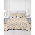thumbnail image 2 of Full Size Quilt Bedding Set, Flowers Plaid Reversible Summer Quilt 3 Pieces, Farmhouse Vintage Chic Trellis Patterned Lightweight Bedspreads Coverlets with 2 Pillow Shams for All Seasons, 2 of 5