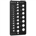 thumbnail image 2 of 2X Drill Bit Gauge 1/16 Inch to 1/2 Inch, Screw Size and Thread Gauge Inches & Decimal Drill Gauge Drill Bit Size Guide,2 x Drill Bit Gauge,Black, 2 of 8