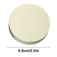 thumbnail image 3 of 100-Pack Natural Round Paper Filter,Unbleached Coffee Filters for Coffee Powder, Large Capacity Brewing Strainer for Daily Use, 3 of 6