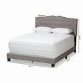 thumbnail image 4 of Baxton Studio Vivienne Upholstered Low Profile Bed, 4 of 12