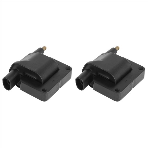 2X Car Ignition Coil for 1990-1997 Part Number: 4751253 5234610,2 x Ignition Coils,Black