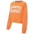 thumbnail image 2 of Women's ZooZatz Tennessee Orange Tennessee Volunteers Chenille Cropped Sweatshirt, 2 of 4