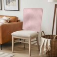 thumbnail image 6 of Red Striped Chair Back Covers, Removable Chair Covers for Dining Chairs Set of 4, Washable Chairs Slipcovers Back Seat Protector for Wedding Party 19"x20", 6 of 9