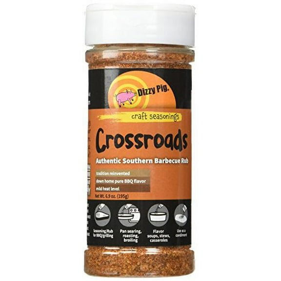Dizzy Pig Crossroads Authentic Southern BBQ Rub â€“ 6.9 Oz