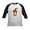 Black/White, variant on CafePress - Halloween Letter U Witch Monogram Kids Baseball Je - Kids Cotton Baseball Jersey, 3/4 Sleeve Shirt