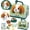 Green, variant on 12Pcs Interactive Puppy Pet Care Play Set, Electronic Walking Barking Plush Dog with Cage & Accessories, Pretend Play Toy for Kids, Christmas Birthday Gift for Toddlers Ages 3-7