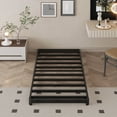 thumbnail image 4 of Bedofmine 3 inch Low Twin XL Bed Frames, Heavy Duty Metal Platform with Rounded Corner Legs, No Box Spring Needed, Easy Assembly, Noise Free, Black, 4 of 7