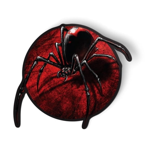 Black Widow Spider - 5.5" Magnet for Car Locker Refrigerator