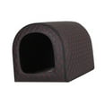 thumbnail image 3 of Casa para perros cálida, suministros para mascotas, nido para gatos resistente a la lluvia y resistente al desgaste para mascotas de 3-7kg, uso doméstico Negro, 3 of 8