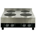 thumbnail image 2 of 5600W Commercial Electric Four Burner Hot Plate Stove Range 240V, Heavy Duty Hot Plate, NSF Certified, 2 of 9