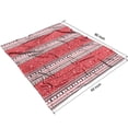 thumbnail image 4 of Red Christmas Striped Pattern Blanket,Comfortable Soft Lamb Wool Throw Blanket,All Season,Warm Lightweight Blankets for Sofa Bed Couch Living Room Chair,50"x60", 4 of 4