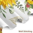 thumbnail image 2 of Vibrant Sunflower Shower Curtain for Bathroom,Waterproof Fabric Plants Shower Curtain with Hooks 84x72 inch, 2 of 6