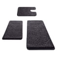 thumbnail image 1 of 3-Piece Memory Foam Bathroom Rug Set Soft Non-Slip Absorbent Bath Mat for Bathroom Laundry Room, 1 of 6