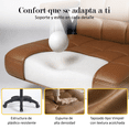 thumbnail image 3 of Silla Ejecutiva X-Pross Ergonómica Comoda cafe 6.49 pulg XP-SO-CDR, 3 of 5