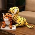 thumbnail image 2 of Nice Real Life Tiger Plush Toys Ferocious Wild Animal Simulation, 2 of 5